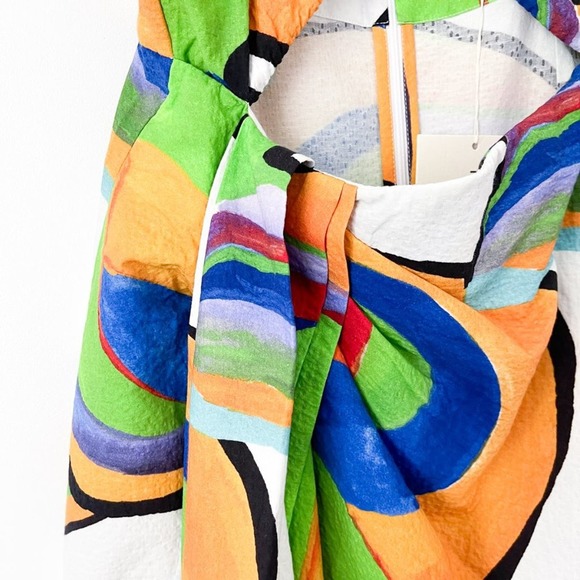 Mara Hoffman Samara Strapless Cutout Midi Dress Alegasia Print - Picture 6 of 12